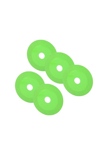 Kosona Cam, Seramik, Şarap Flasörü Kesici Disk - 100mm 1mm Adamas Taşlı, Açımlı Kesici, 5 Adet Yeşil Poşetli