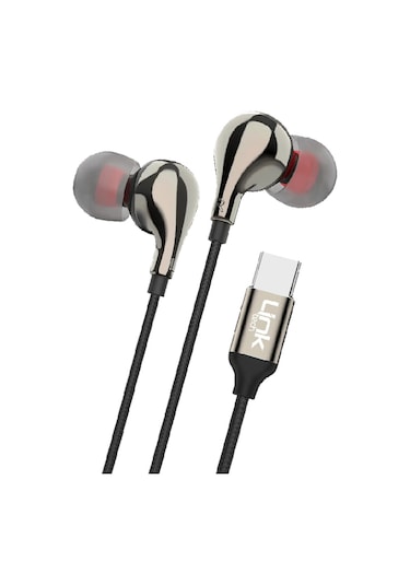 Linktech E84 Type-C HD Stereo Kulak İçi Kablolu Kulaklık