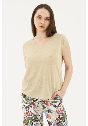 Fashion Friends Bayan Bluz 25y0202k1 Gold Gold