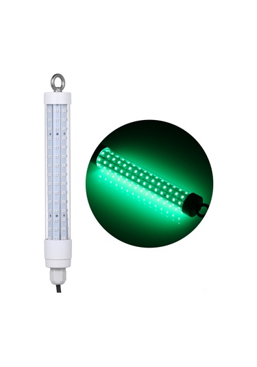 Wezone "su Altı Balık Avı Işığı - 120 Led, 1000lm, 6m Kablo, Ip68 Su Geçirmez, Tuzlu/tatlı Su İçin" Yeşil