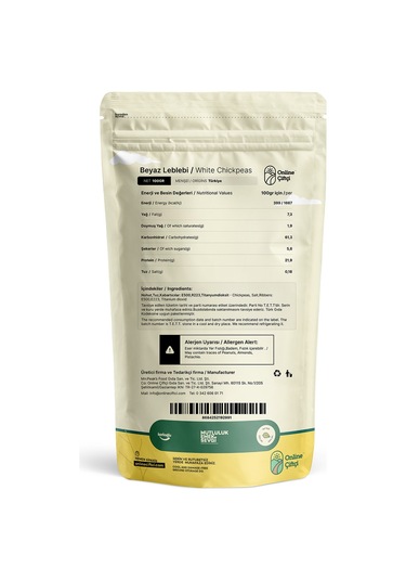 Online Çiftçi Beyaz Çıtır Leblebi 100 G