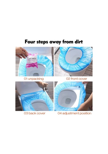 Cbtx 50 Adet Tek Kullanımlık Tuvalet Pedi Bakteriyel Enfeksiyonun Önlenmesi