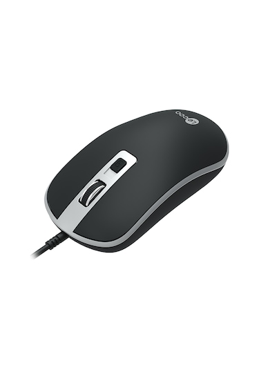Lecoo MS104 USB Kablolu 1600DPI 4 Tuşlu PC, Mac, Dizüstü Bilgisayar ile Uyumlu Optik Mouse