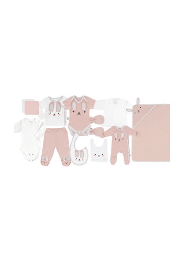 Gezenbebe Hero Bebek Hastane Çıkış Seti 11 Parça Pembe