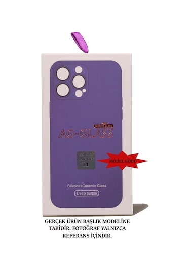 İphone Uyumlu Uyumlu Lens Korumalı Ag Glass Telefon Kılıfı 11 Serisi