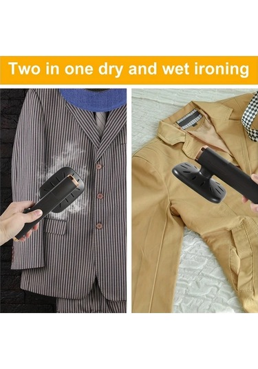 Elmpaly Beyaz Mini Ütü Makinesi Giyim İçin Taşınabilir Katlanır Usb Buharlı Ütü