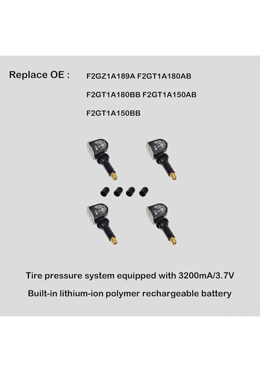 Ximistore9 "4'lü Ford Tpms Lastik Basınç Sensör Seti - F150, Edge, Mkx Uyumlu"