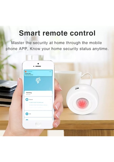 Tuya Destekli Akıllı Wifi Hareket Sensörü