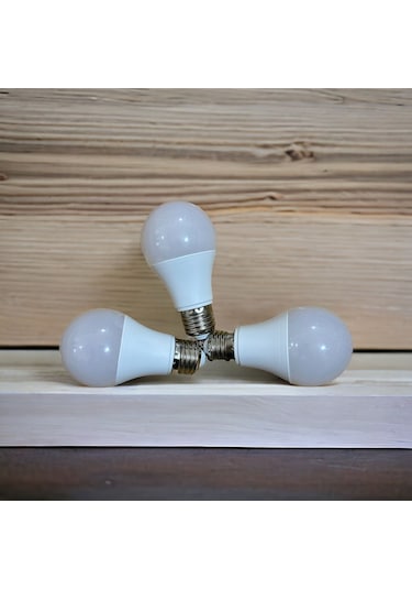 3 Adet 10 Watt 900 Lumen Beyaz Işık Led Ampul