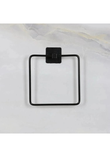 Buffer Kendiliğinden Yapışkanlı Siyah Paslanmaz Metal Kare Havluluk Çok Renkli