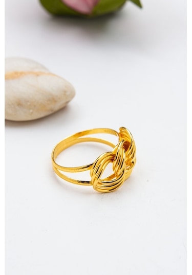 Latif Kuyumculuk 22 Ayar Altın Üçlü Samanyolu Kadın Yüzük Lkyzk1545