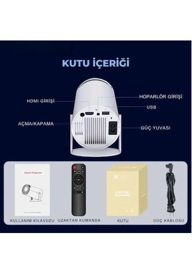 Taşınabilir Android Projeksiyon En Güncel Versiyon Wifi Destekli