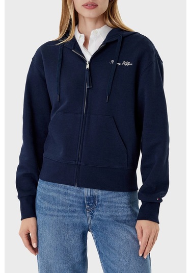 Tommy Hilfiger Bayan Sweat Ww0ww45742 C1g Lacivert Lacivert