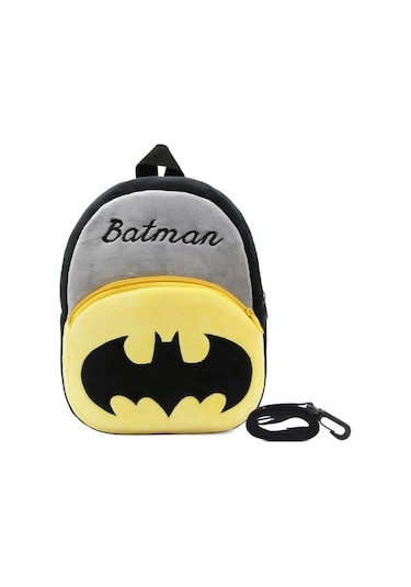 Batman Figürlü Peluş Sırt Çantası 22 Cm-2042 Altın
