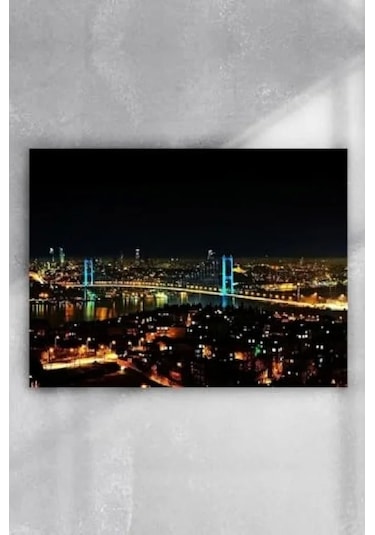 İstanbul Boğazı Manzaralı Sanat Poster