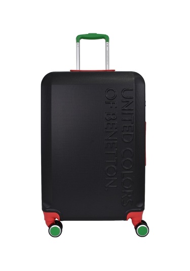 United Colors Of Benetton Lüx Abs 2'li Valiz Seti Büyük Boy - Orta Boy Siyah Bnt600 Siyah