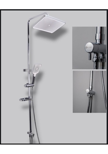 Allimo Duvara Montaj Prinç Yönlendiricili Duş Seti