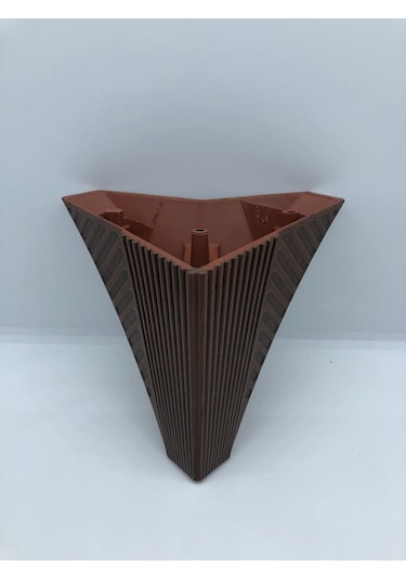 PLASTİK,ROMA 12 CM CEVİZ KOLTUK,BAZA,MOBİLYA AYAĞI (4 ADET)