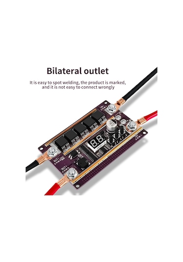 Mufunye Güç Ayarlı Mini Nokta Kaynak Cihazı - 0.1-0.3mm Nikel Levha, Silindirik Li-ion Ve Ni-mh Piller İçin Dijital Kontrol