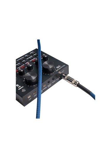 Geeksen Çift Düz Fiş 6.35mm Erkekten Erkeğe Elektrik Gitar Ses Kablosu Profesyonel Ses İletimi Esnek 1/4 İnç Kablo Gitar Kablosu Düzden Düz Fişlere