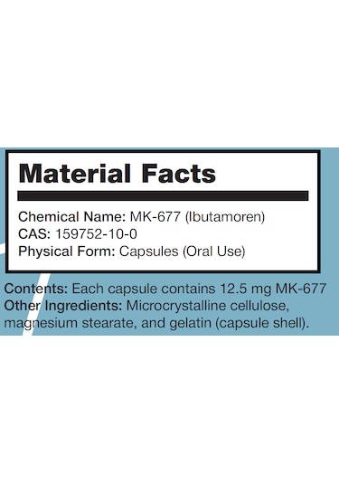 Canadian Prime Labs Mk677 12.5 Mg 60 Kapsül Sade