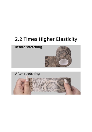 Skycity 5cm Geniş 1.8m Uzunluğunda 24 Adet Özlü Kendine Yapışkan Medikal Elastik Bezi, Spor Yaralanmaları Ve Spastikler İçin Konforlu Tıbbi Destek Bandajı