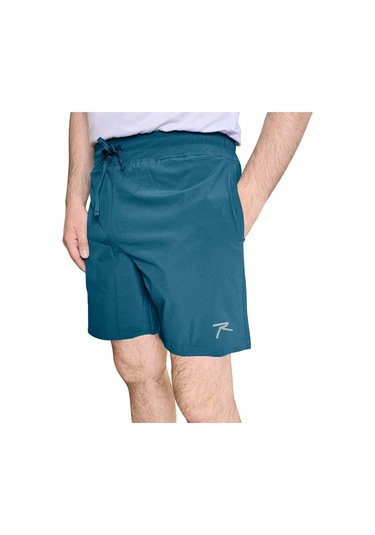 Raru Dokuma Şort Perdo Petrol