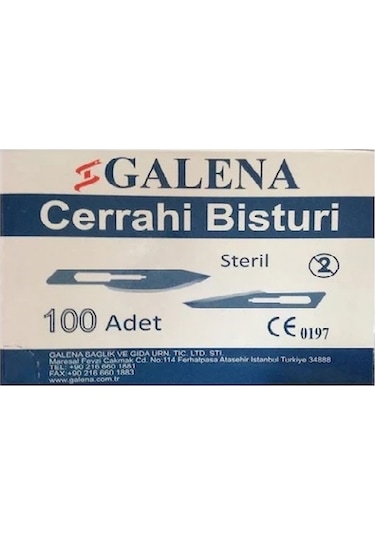 Galena Bistüri Ucu No:11 100'lü