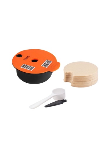 ICafilas Yeniden Kullanılabilir Filtre 50 Filtre Kağıdı 180ml Turuncu