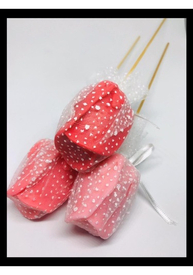 Sabun - Kokulu Süs Sabunu - Gül - 5cm Beyaz sabun