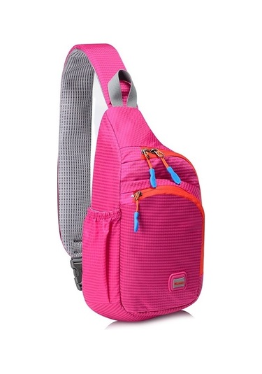 Outdoor Spor Çantası, Koşu Ve Doğa Yürüyüşleri İçin Pratik Göğüs Çantası, Hafif Ve Konforlu Tasarım Pembe