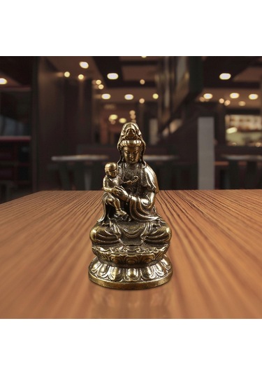 Suntek Magideal Oturma Odası İçin Dini Pirinç Budizmi Tutan