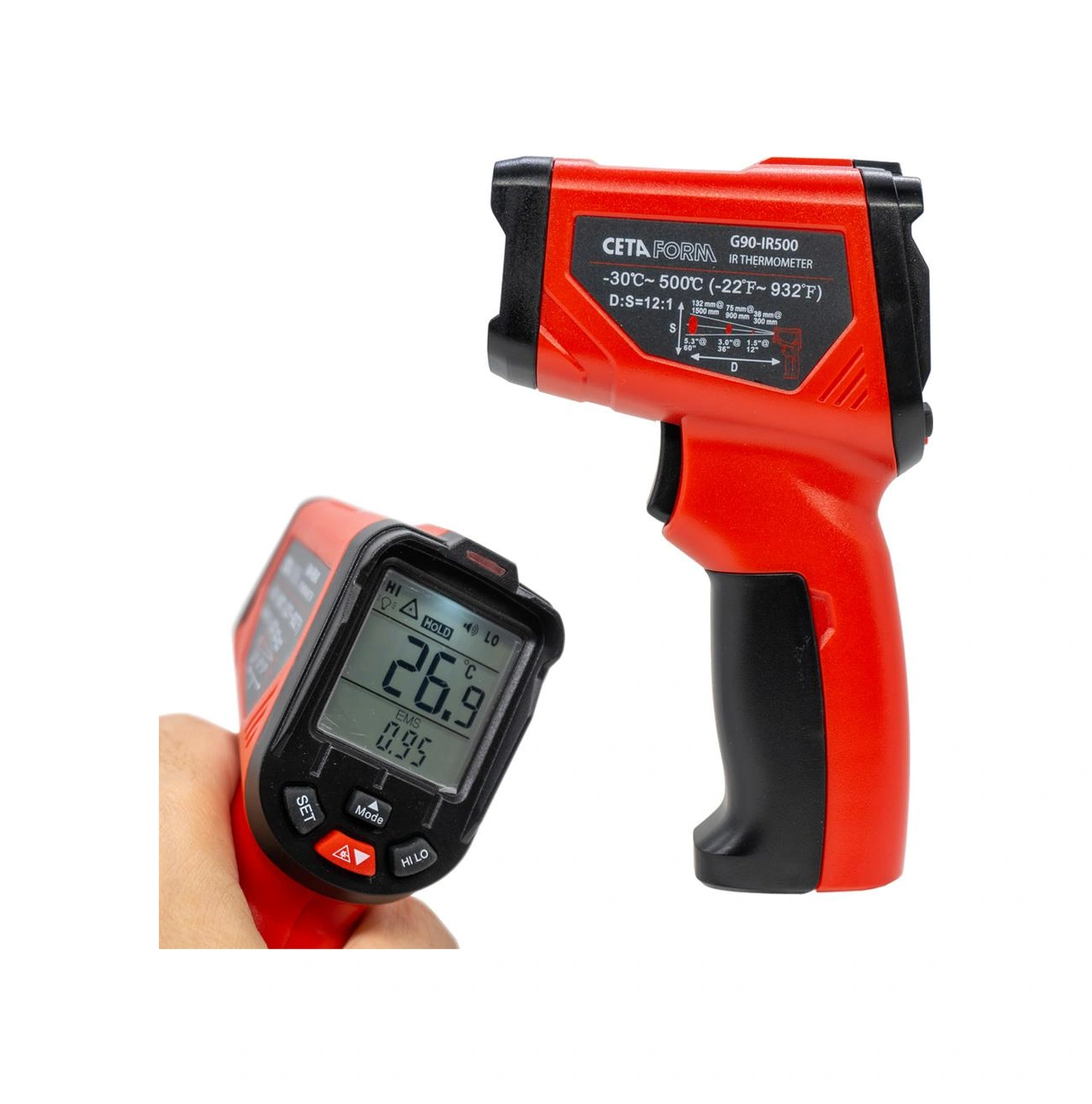 Ceta Form G90-ır500 Infrared Termometre Sıcaklık Ölçüm Lazer