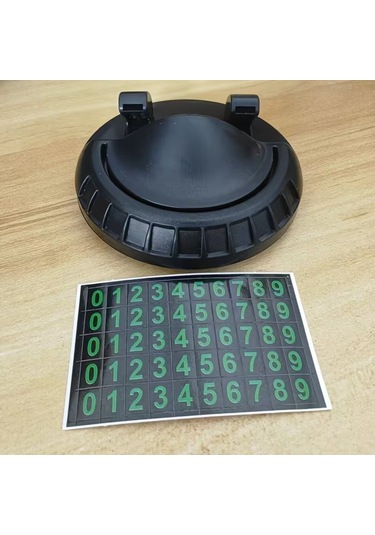 Numaratörlü Güçlü Yapışkanlı 360 Derece Dönebilen Su Geçirmez Araç İçi Telefon Tutucu Plastik Aparat