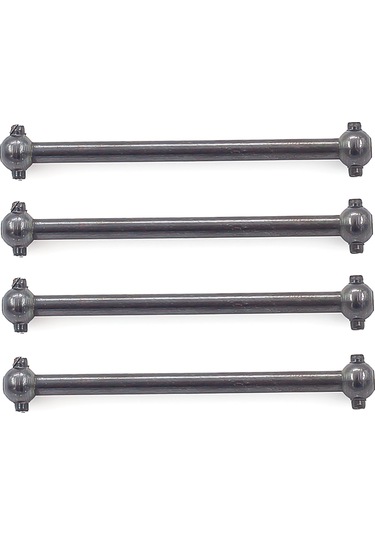 Youmex Rc Araba Alüminyum Girişim Seti: Tekerlek Mil + Kilidli Somun + Köpek Kemiği, Wltoys 1/18 A959 A949 A969 A979 K929 Uyumlu Kırmızı