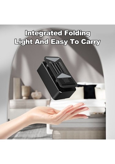 Sandwich 3lü Fonksiyonlu Bluetooth Hoparlör: Telefon Tutucu, Şarj, Kolay Kullanım, Çevirilebilir Siyah Abs