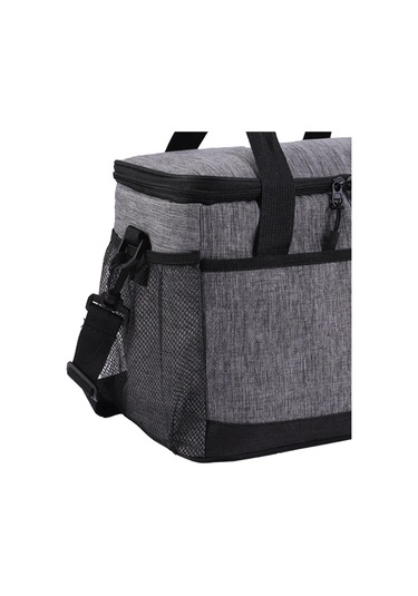 Suntek Soğutucu Çanta Çok Fonksiyonlu Sıcak Soğuk Gri-29,5x20x23cm Gri