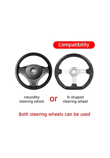 7 Renk Karbon Fiber Direksiyon Kapağı Bölümlü Koruma Anti Kayma Blue Mavi