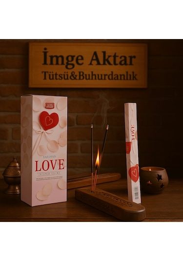 Darshan İncense Love 20'li Çubuk Tütsü Çok Renkli