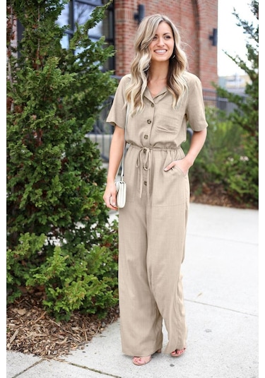 Barbora Keten Günlük Tulum Ln20ekru12 001