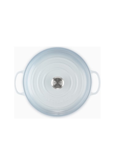 Le Creuset Gourmet Profesyonel Lüks Döküm Tencere Buz Mavi 28 Cm