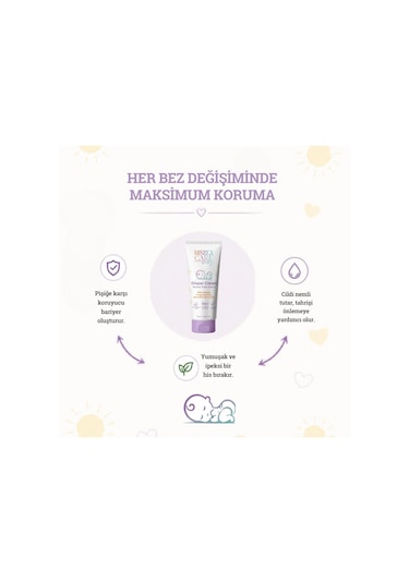 Minela Care 100% Doğal Bebek Pişik Kremi 75 Ml