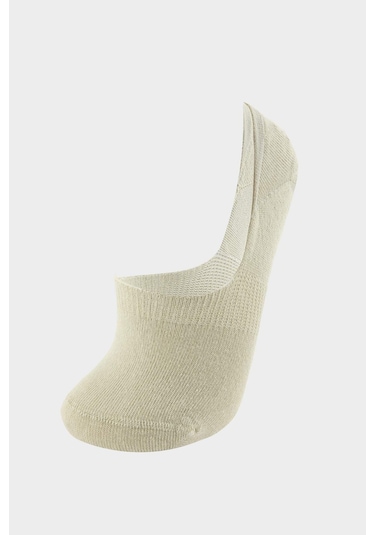 Defacto Kadın Görünmez 3lü Pamuklu Babet Çorap T6922aznsyl73 Sarı