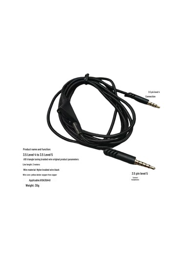 Astro A10/a40 Oyuncu Kulaklığı 2m Örgülü Ses Onarım Kablosu Değişimi