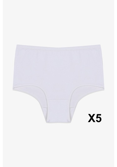 Kadın 5'li Likralı Ekstra Yüksek Bel Külot Ko5305ktl L