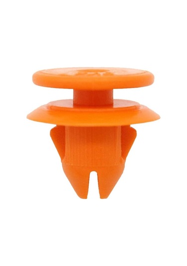 Konesam Volvo V70 Xc70 Xc90 2001-2016 İçin 100 Adet Plastik Kollu Klips, 8659732 Parça Numaralı Fender Ve Body Molding Sabitleyici Turuncu