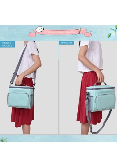 Büyük Yalıtımlı Termal Çanta Soğutucu Çanta Açık Hava Piknik Çantası Çok Renkli