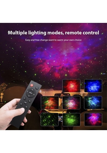 Artfulabode Yıldız Projeksiyon Lambası - 2 Zamanlama Modlu Astronot Şekilli Ev Dekoru