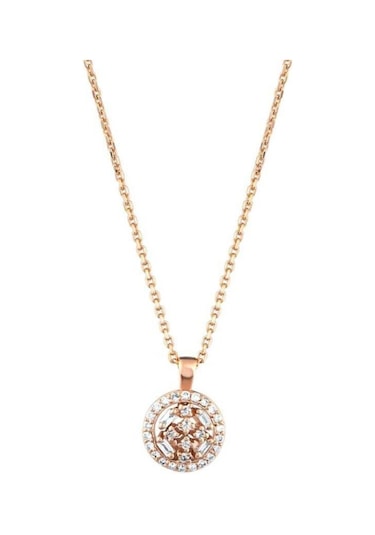0.19 Karat Pırlanta Trend Kolye T13508 Beyaz