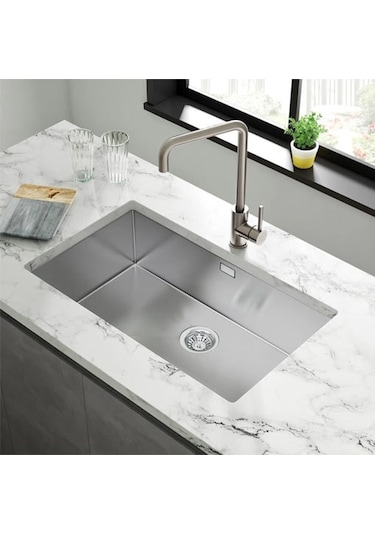 Bloom Bigbox 1 Gözlü Paslanmaz Çelik Eviye 44 x 75 CM